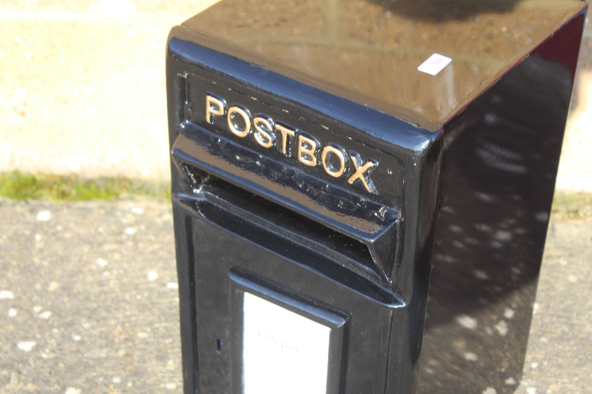 Black postbox (270mm deep). V - Bild 2 aus 5