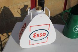 Triangular Esso petrol can. V