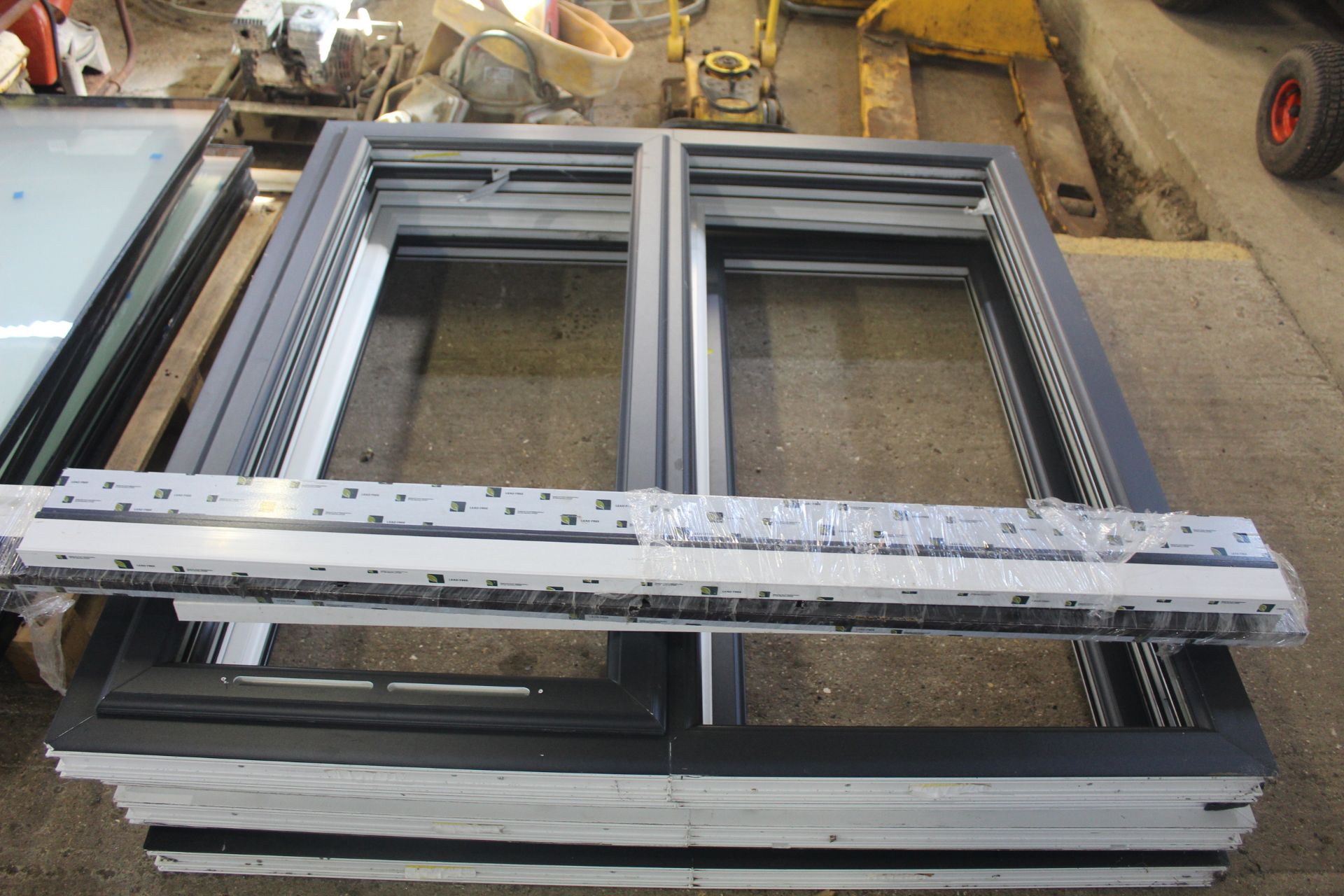 Quantity of unused UPVC window frames. With a quan - Image 2 of 7