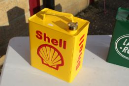 Shell petrol can. V