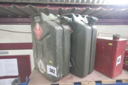 2x Jerry Cans.