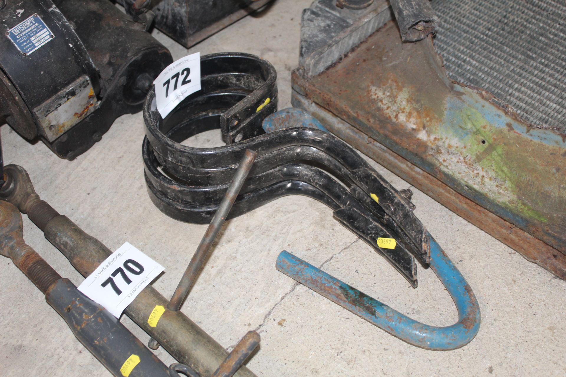 4x unused spring tines. - Image 2 of 2