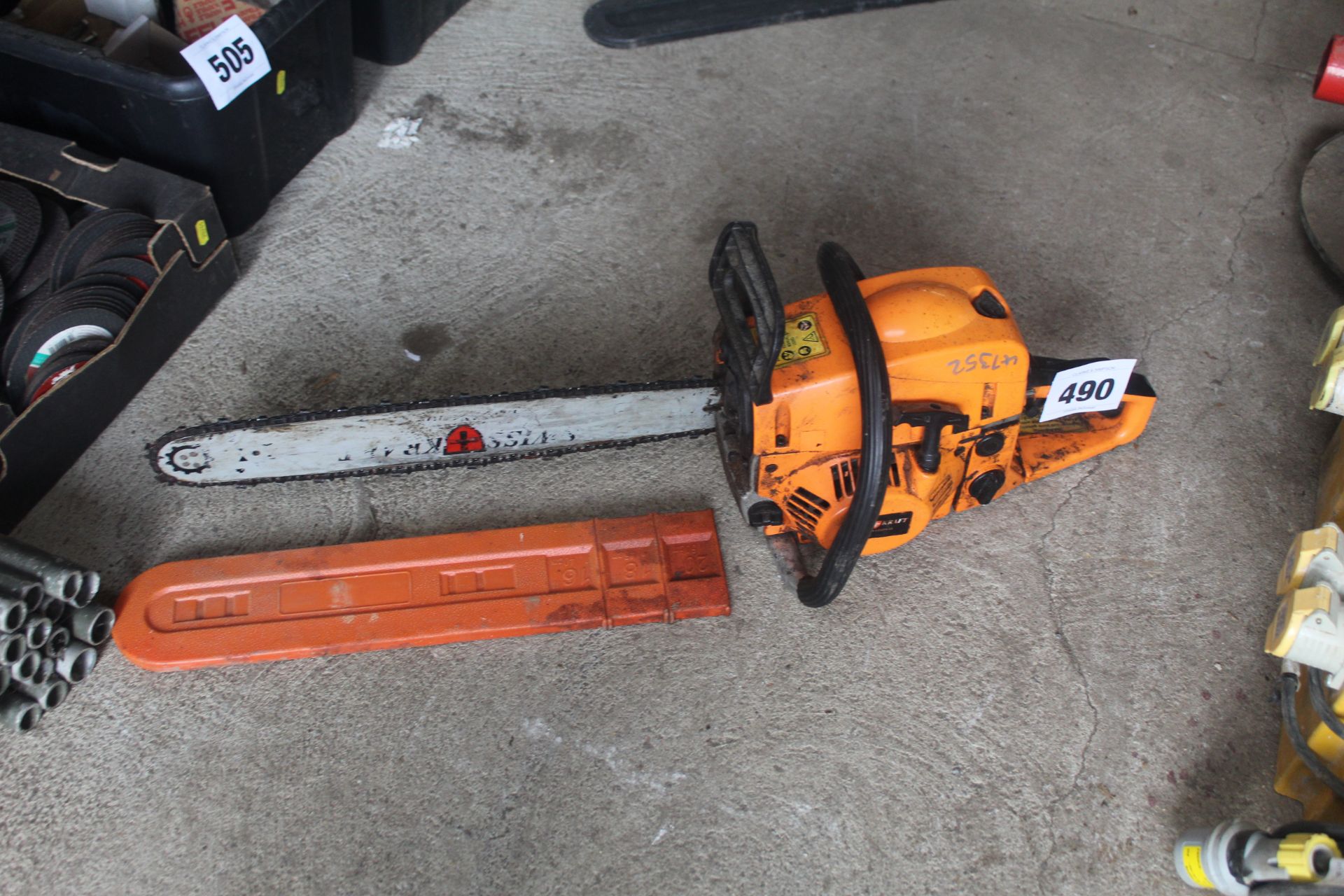 Swiss Kraft petrol chain saw. V