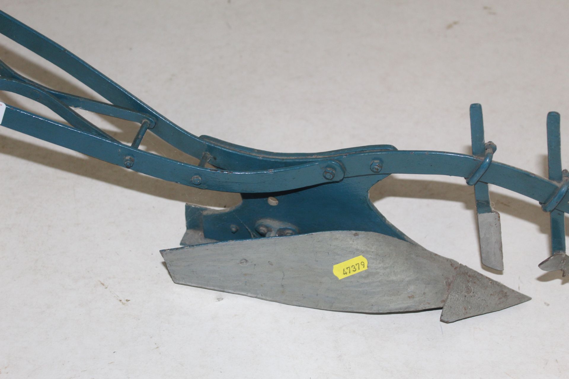 Model of a Ransomes horse plough. - Image 3 of 7