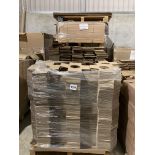 Large quantity of cardboard packing inserts. Appro