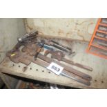 Various Stilsons, pullers etc.