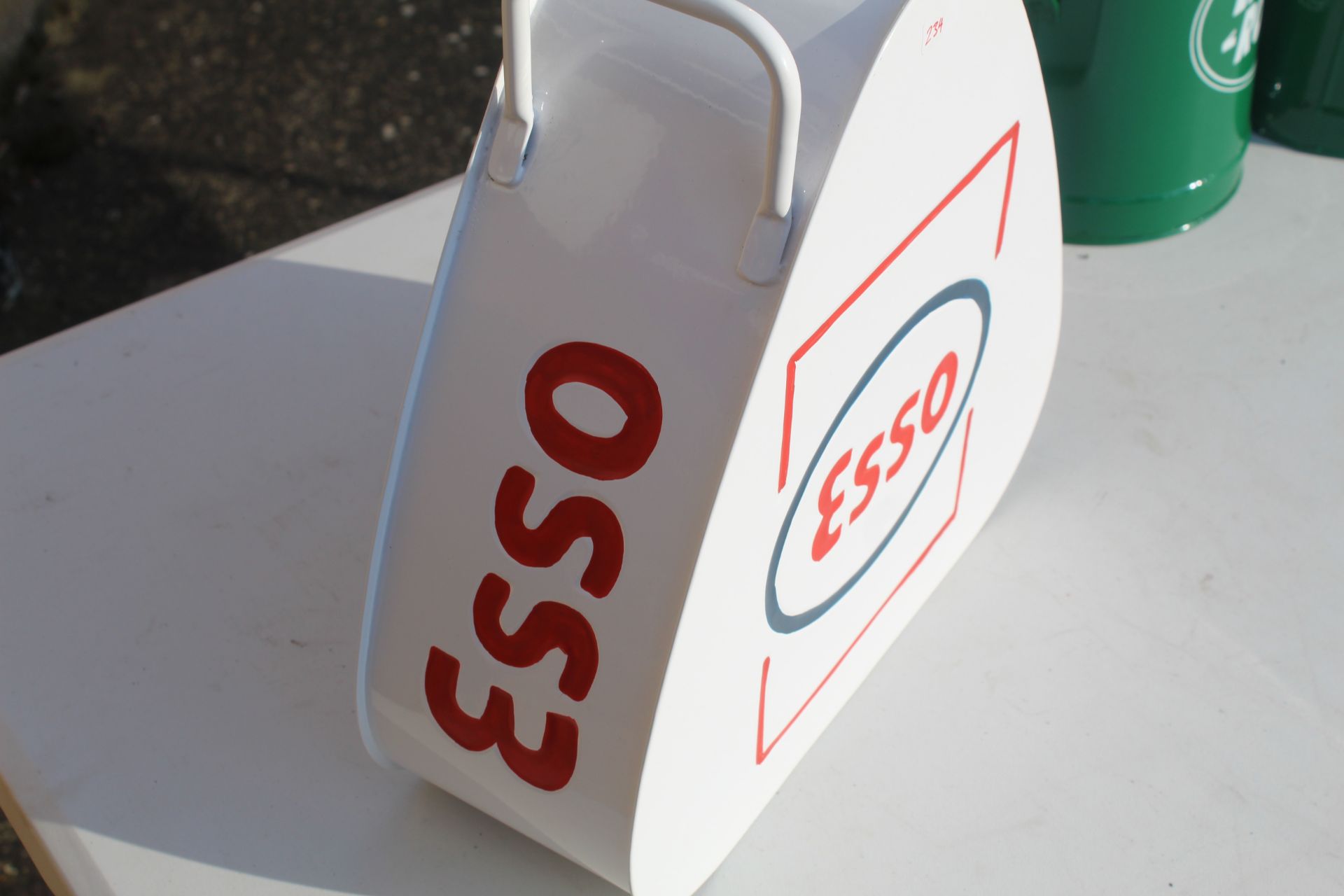 Triangular Esso petrol can. V - Image 2 of 2