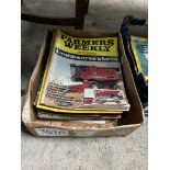 A quantity of Farmers Weekly magazines circa 1979