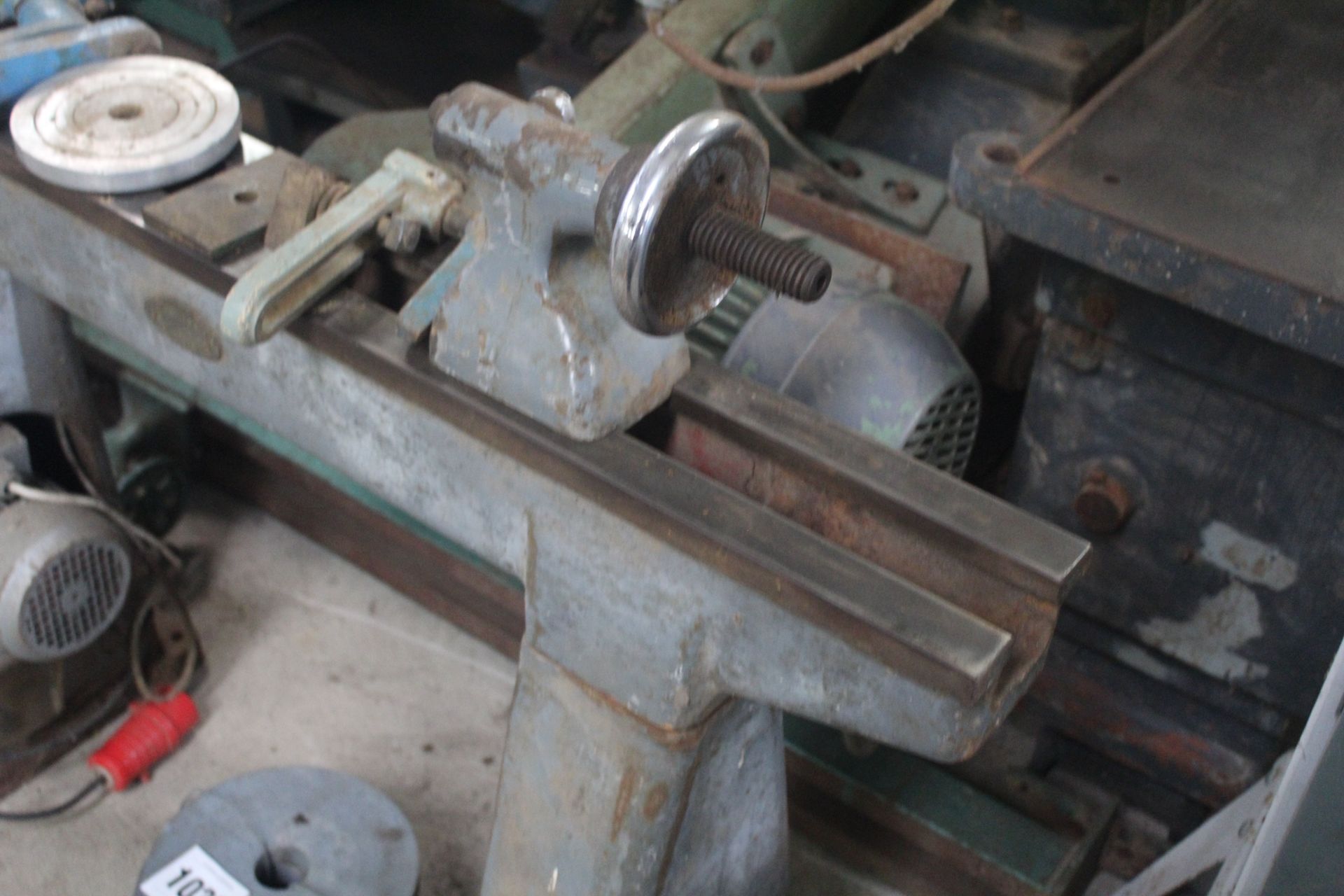 Union Jubilee wood lathe. With extendable bed. - Bild 12 aus 13