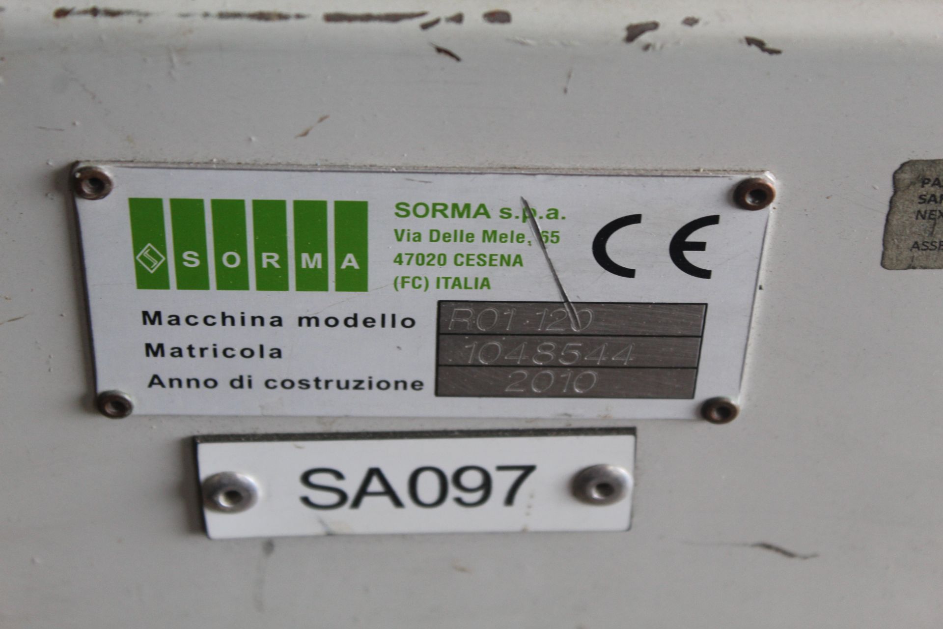 Sorma KB GX 140 produce netting machine. With label printer and output elevator. - Bild 28 aus 28