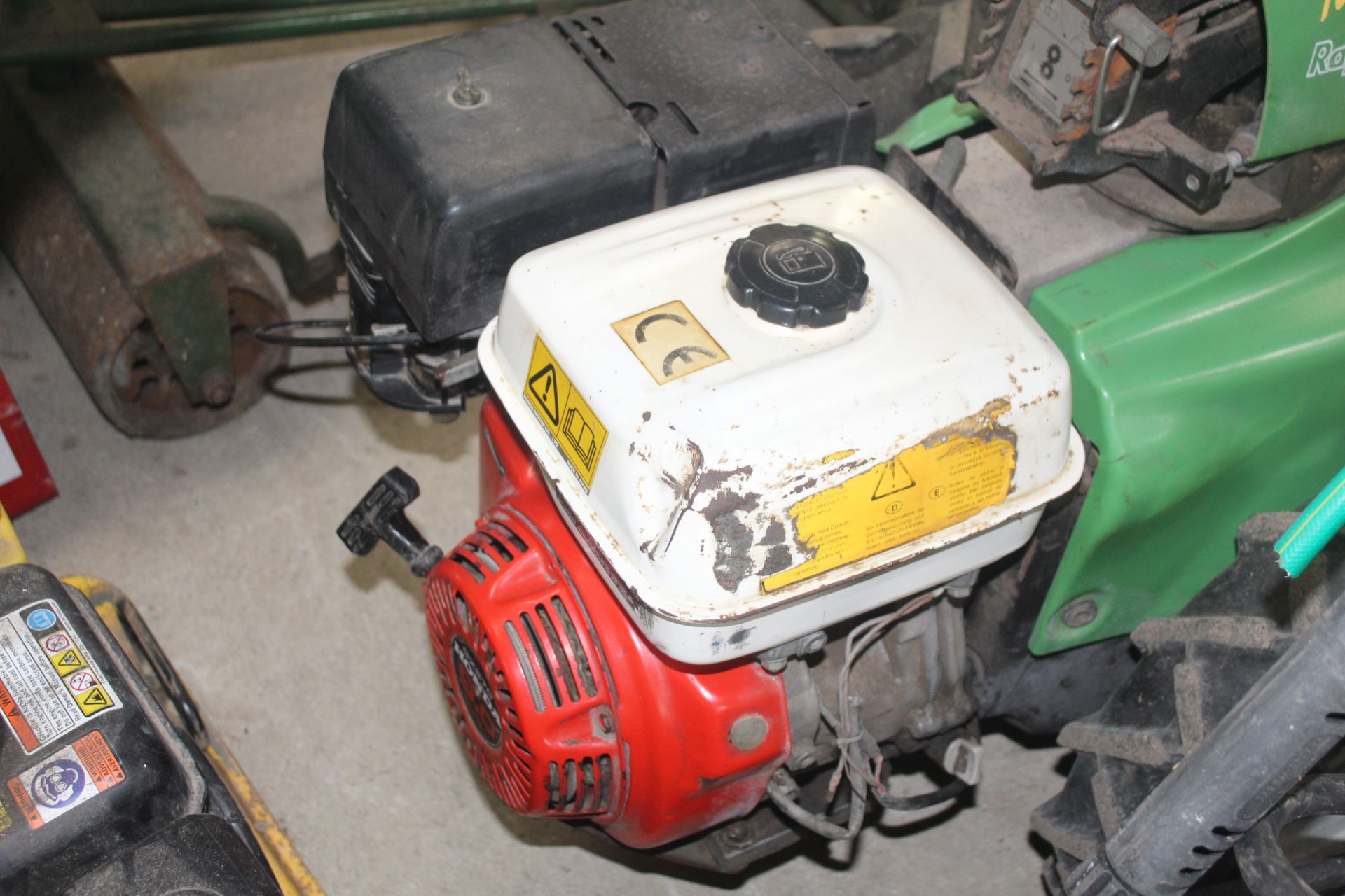 Rapid Mondo two wheel tractor. 2000. With refurbished flail mower. - Image 9 of 12