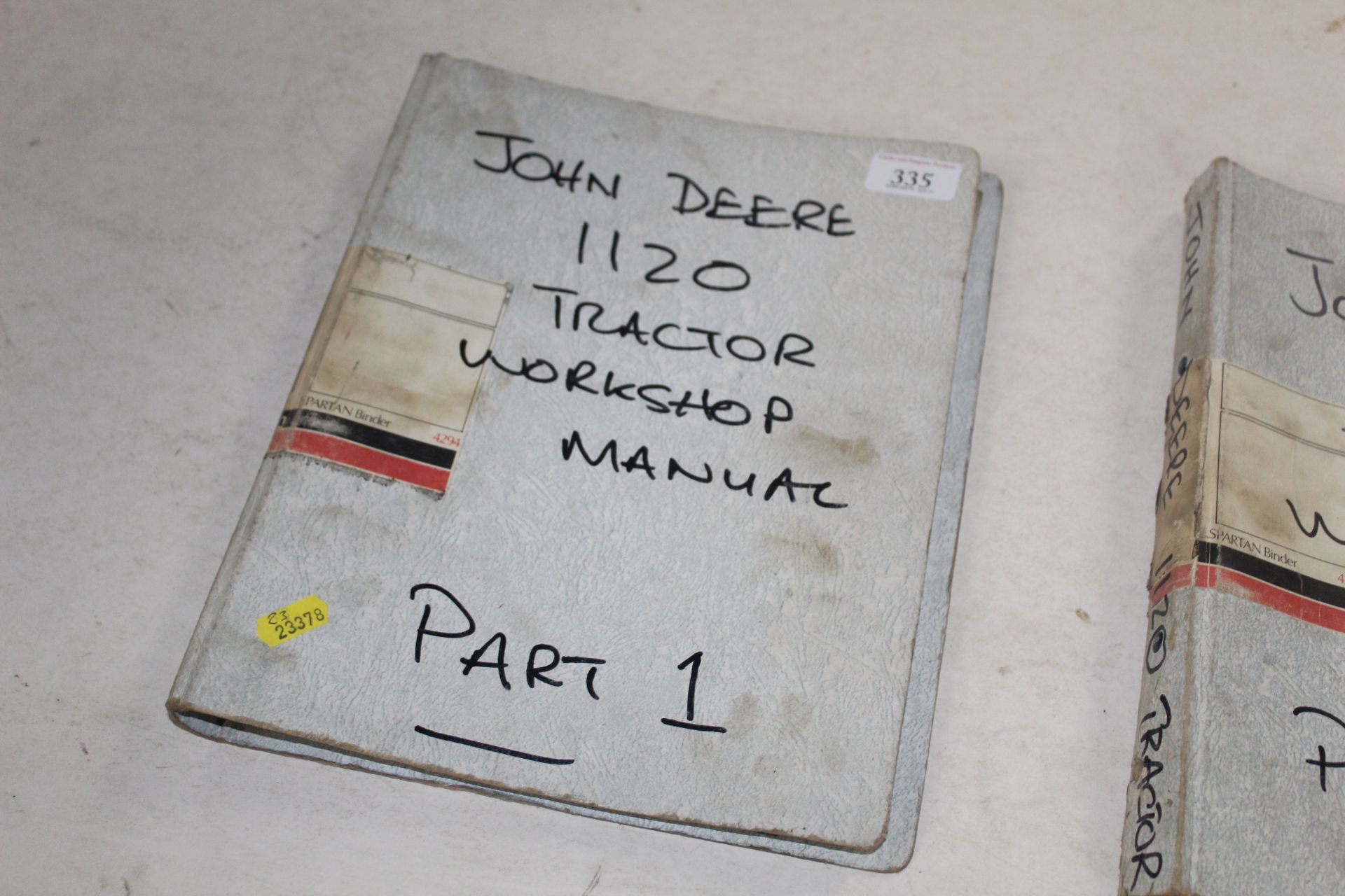 John Deere 1120 Tractor Workshop Manual. - Bild 2 aus 4