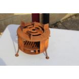 Charcoal cooking stove. V