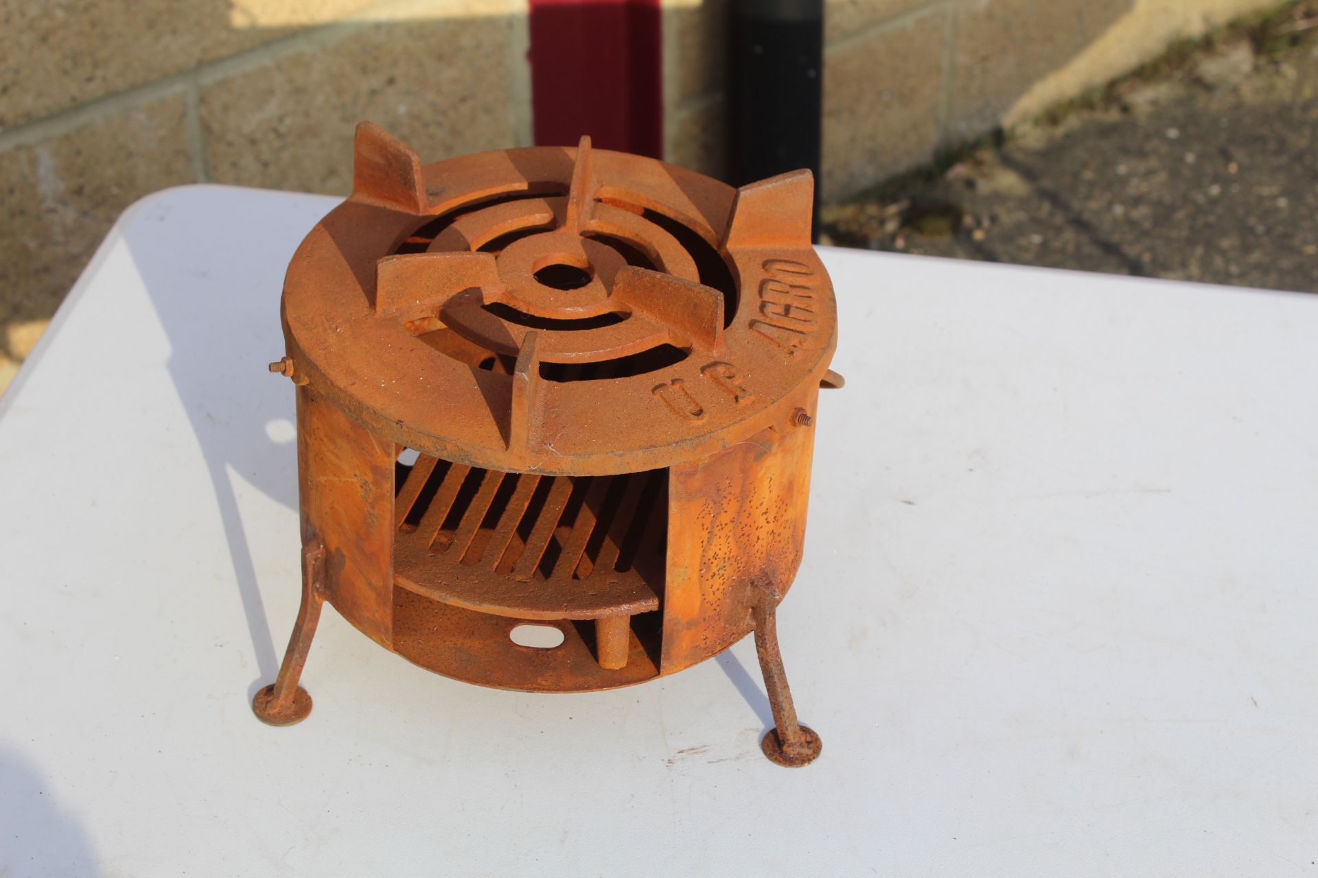Charcoal cooking stove. V