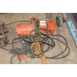 Large electric overhead winch. V