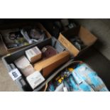 Various sanding discs, belts etc (2x boxes).