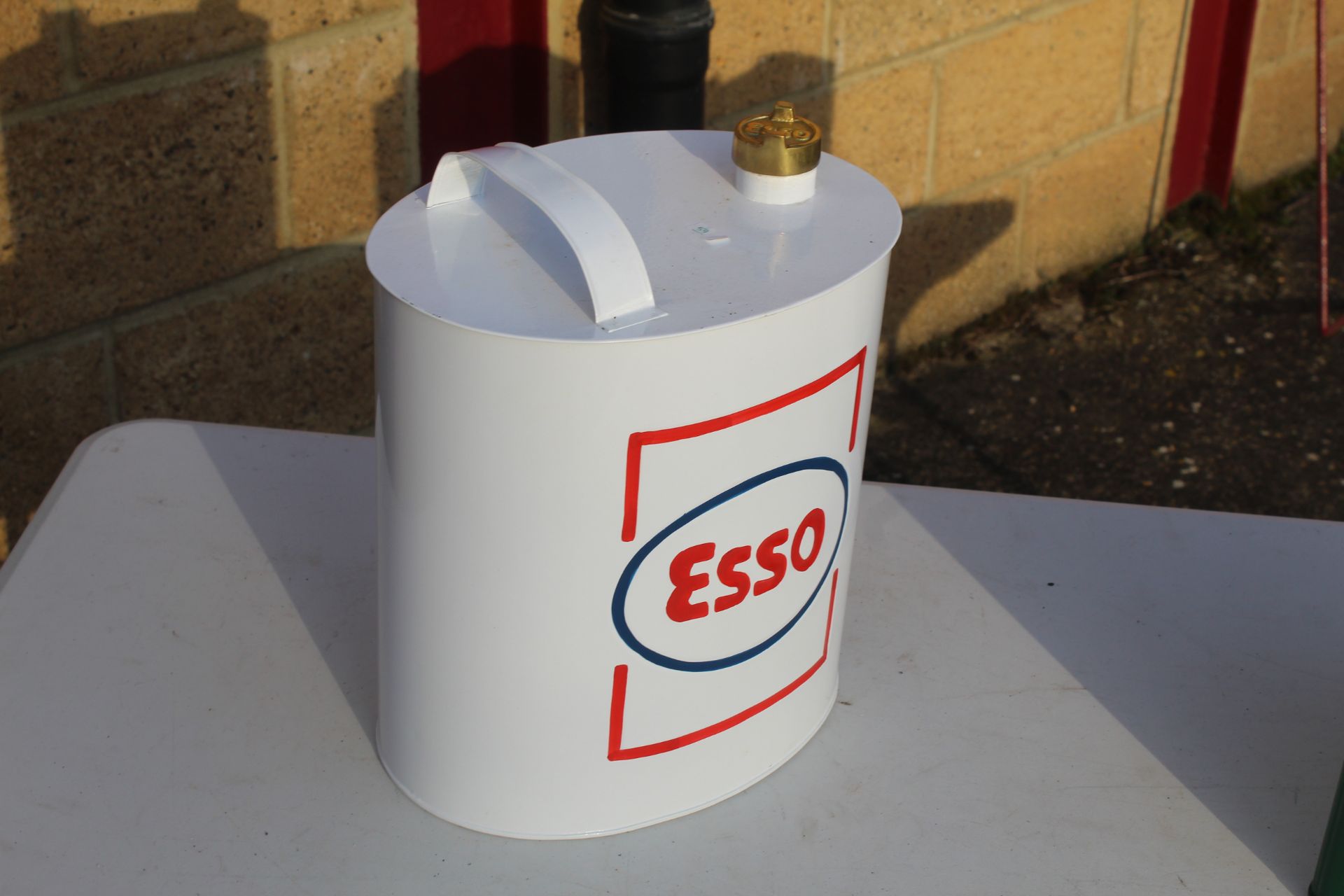 Esso oval petrol can. V