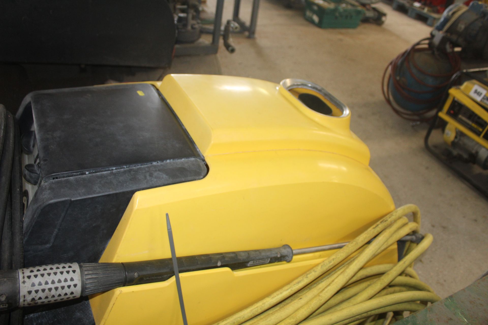 Karcher steam cleaner. With long hose. Recently serviced. Manual held. - Image 15 of 17
