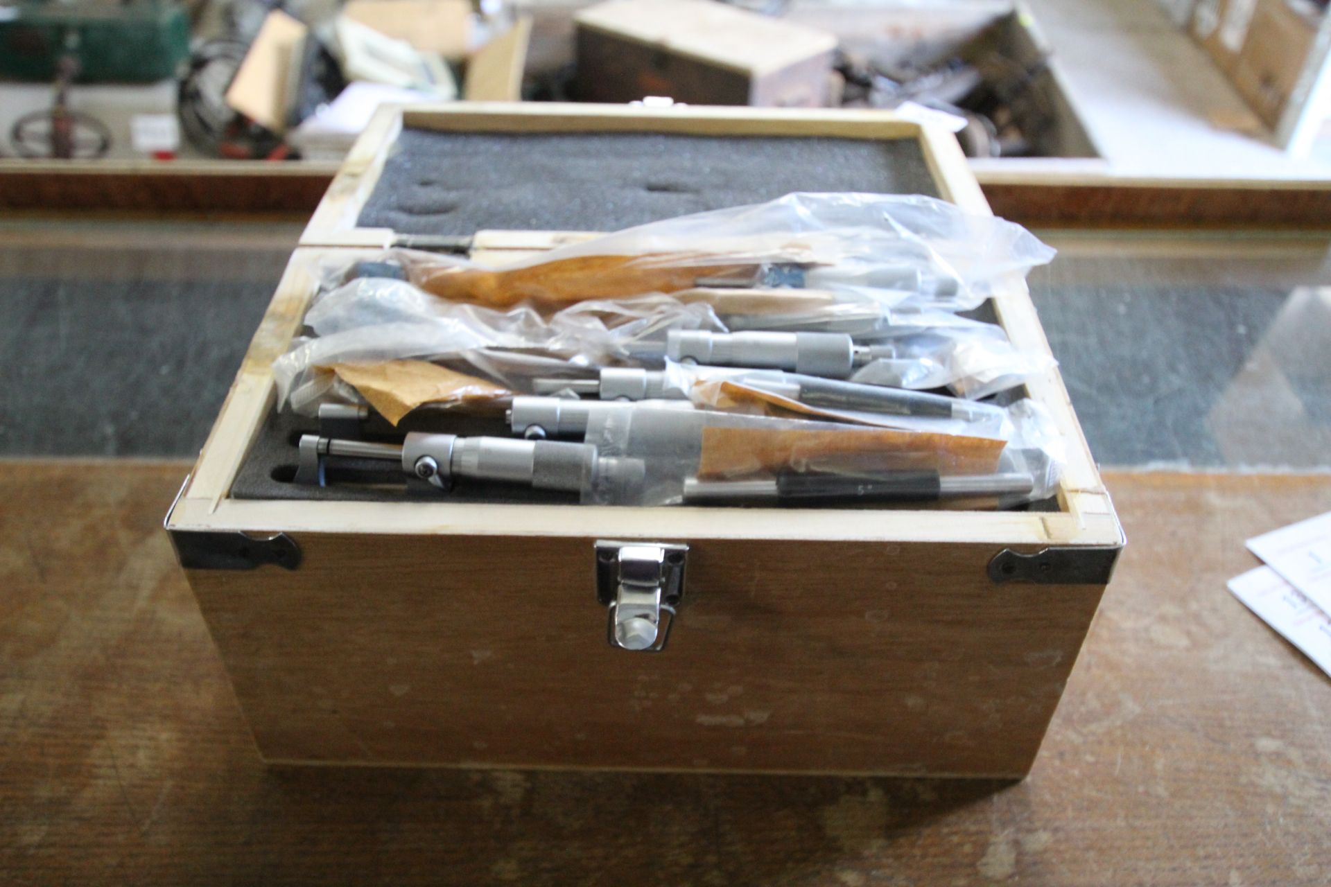 Box of micrometers.