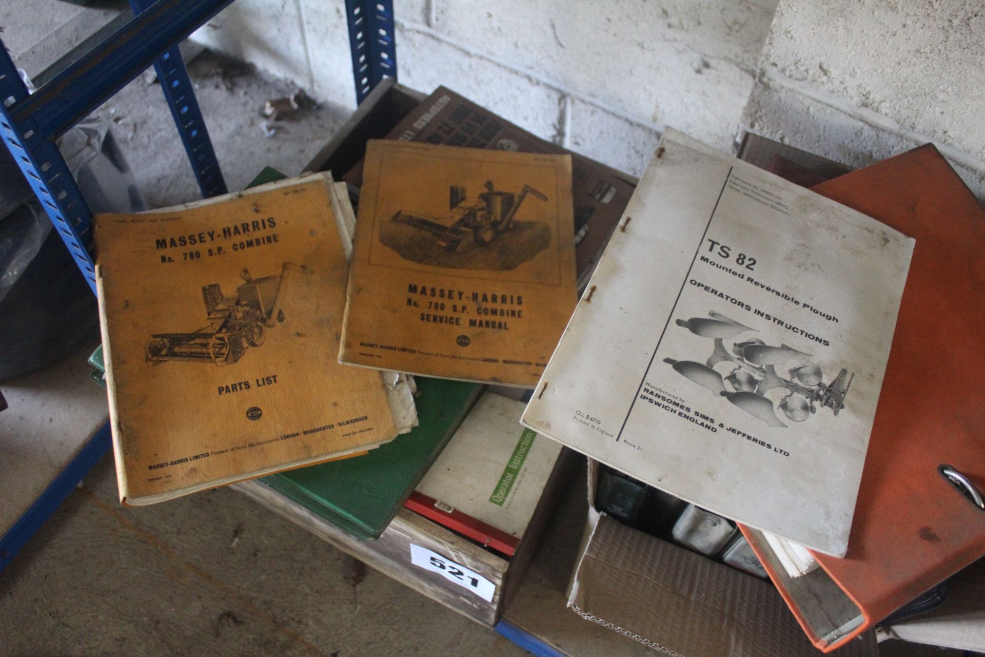 2x boxes machinery manuals. To include Massey Ferg - Image 2 of 2