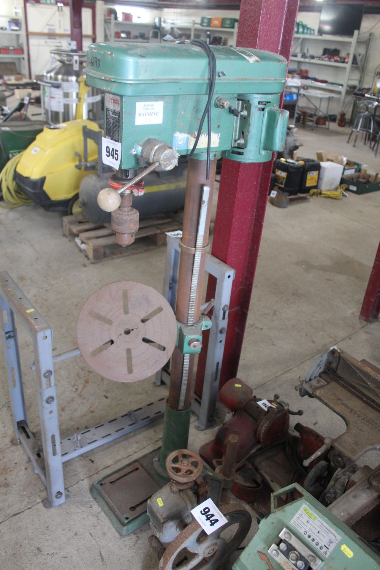 Nutool floor standing pillar drill. V