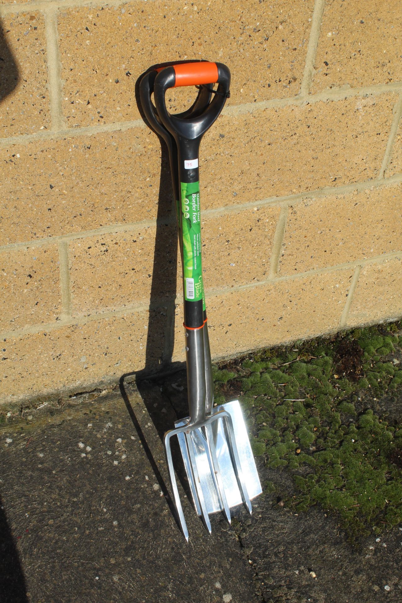 Stainless border fork & spade. V