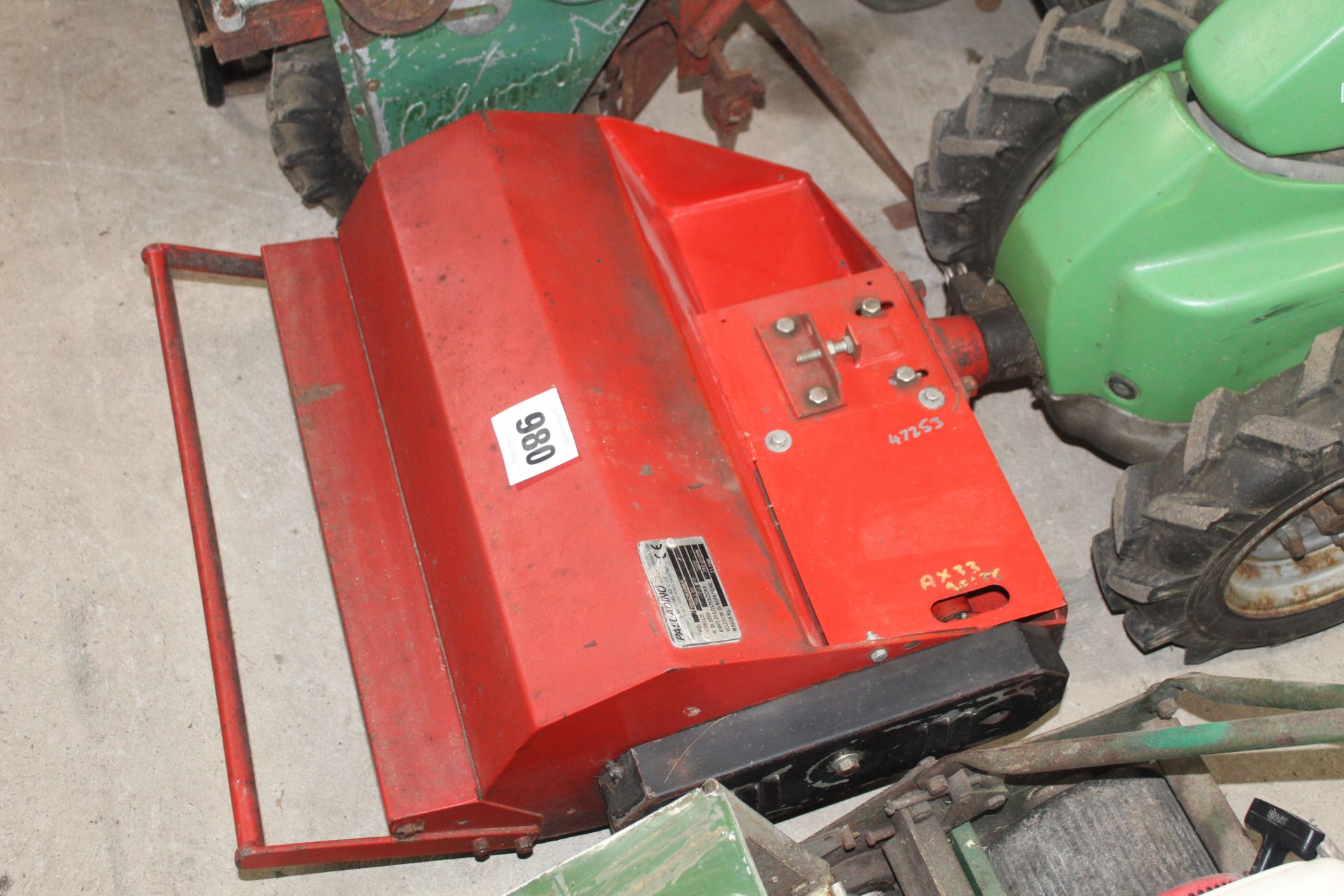 Rapid Mondo two wheel tractor. 2000. With refurbished flail mower. - Image 2 of 12