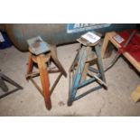 Large pair of axle stands.