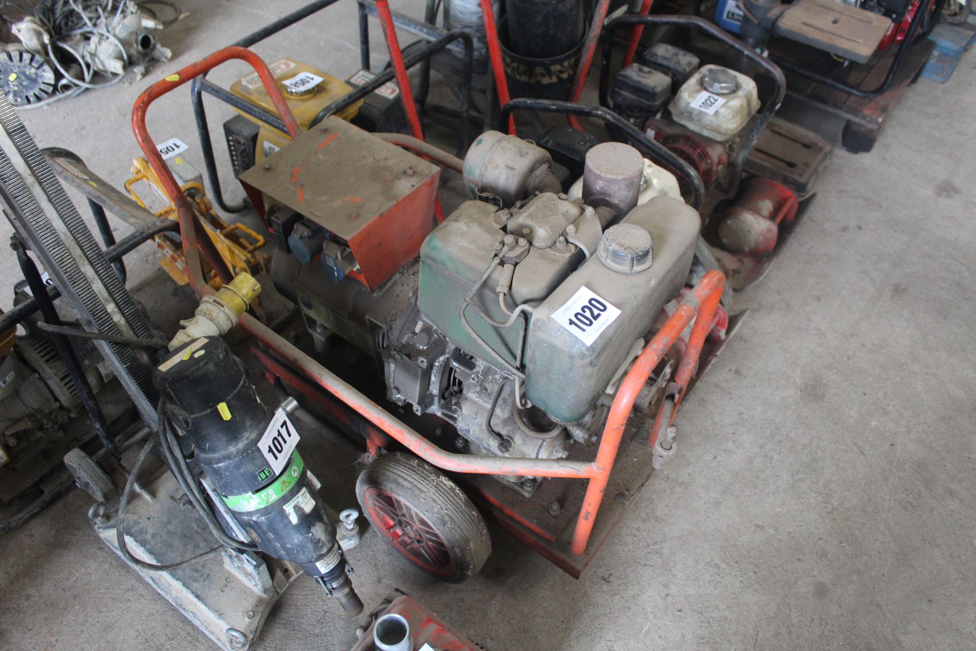 Lister Petter diesel generator. V