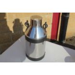 Stainless steel milkchurn (V2). V