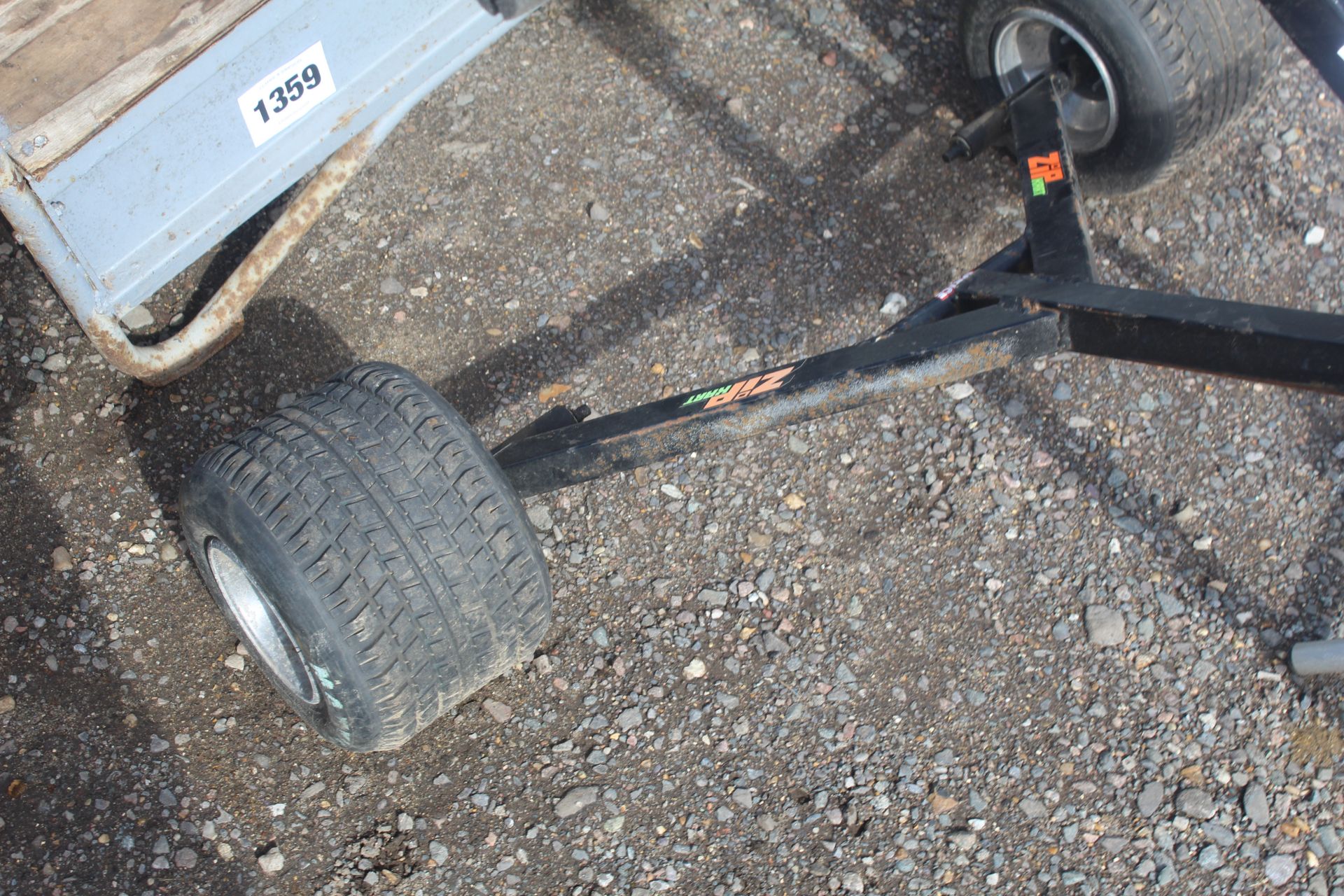 Go kart service trolley and fishing trolley. - Image 3 of 5