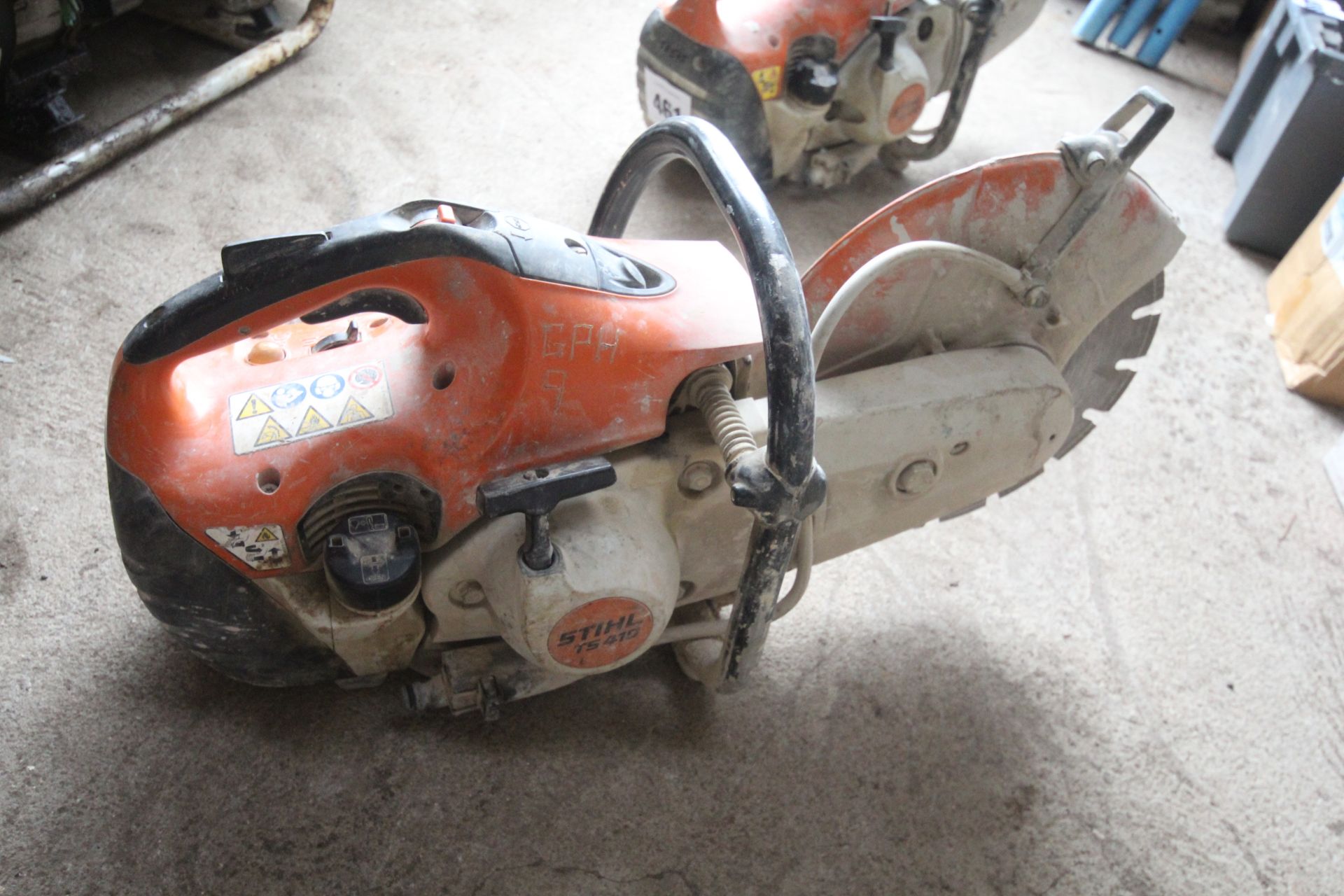 Stihl TS410 petrol disc cutter. V - Image 2 of 2