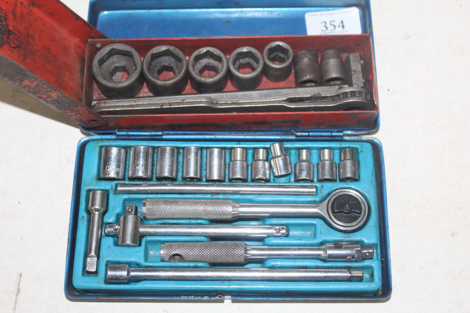 2x small socket sets. - Image 2 of 2