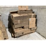 Part pallet of approx 40x20x10 single wall cardboa