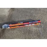 Drain & chimney cleaning rod set. V