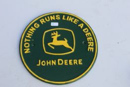 John Deere sign. V