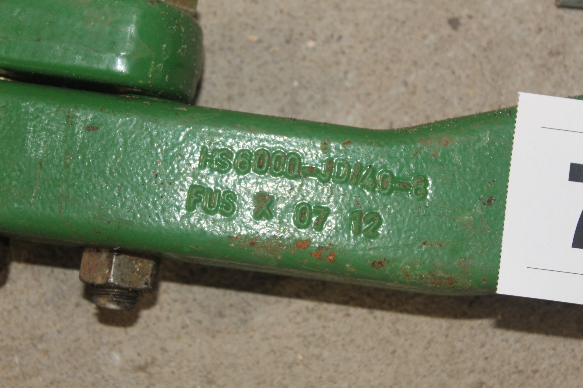 John Deere clevis drawbar. - Image 4 of 4