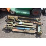 Various Ford and John Deere drawbars etc. V