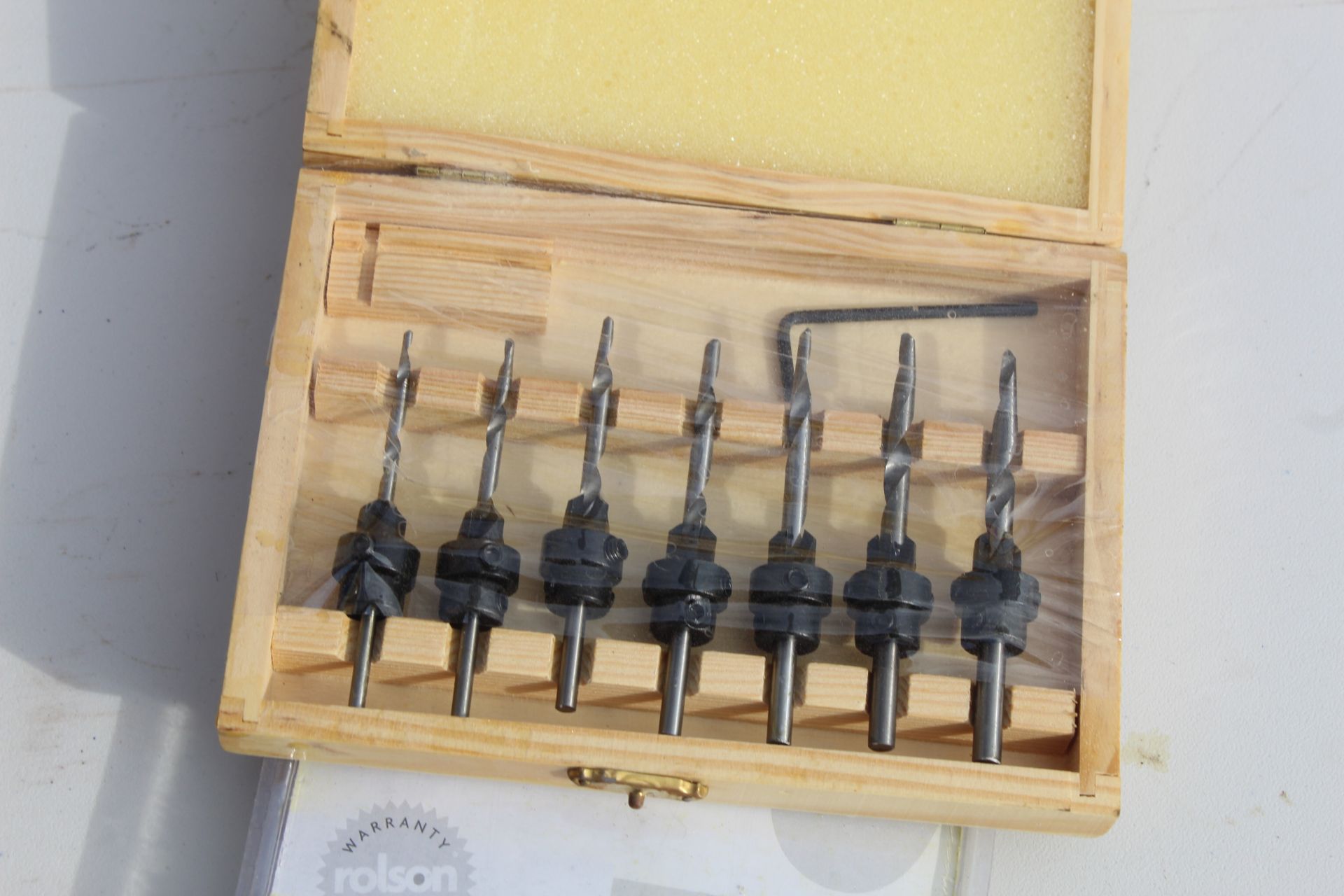 2x wood drill sets. V - Image 2 of 4