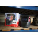 SWP auto welding helmet.