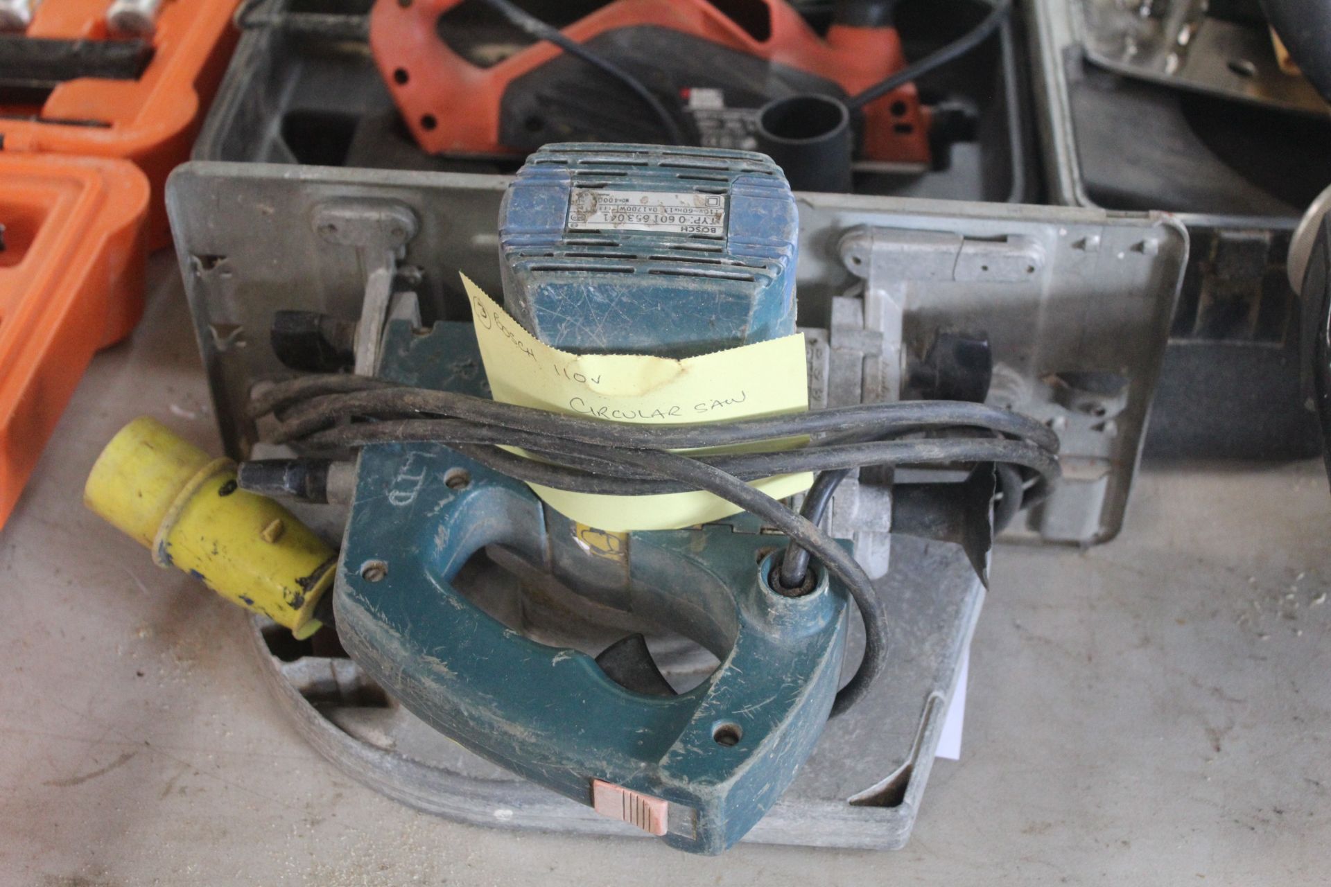 110v Bosch circular saw. - Bild 4 aus 4