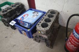 MGB 1800cc block. With various parts including pis
