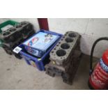 MGB 1800cc block. With various parts including pis