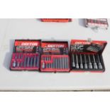 3x Splin, torx & hex set