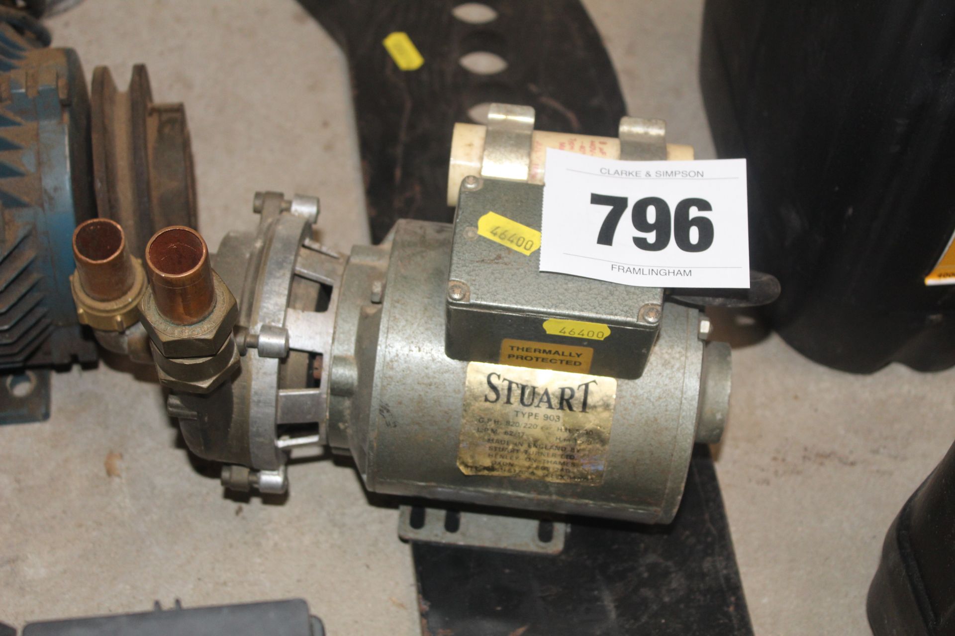 Small Stuart electric water pump.