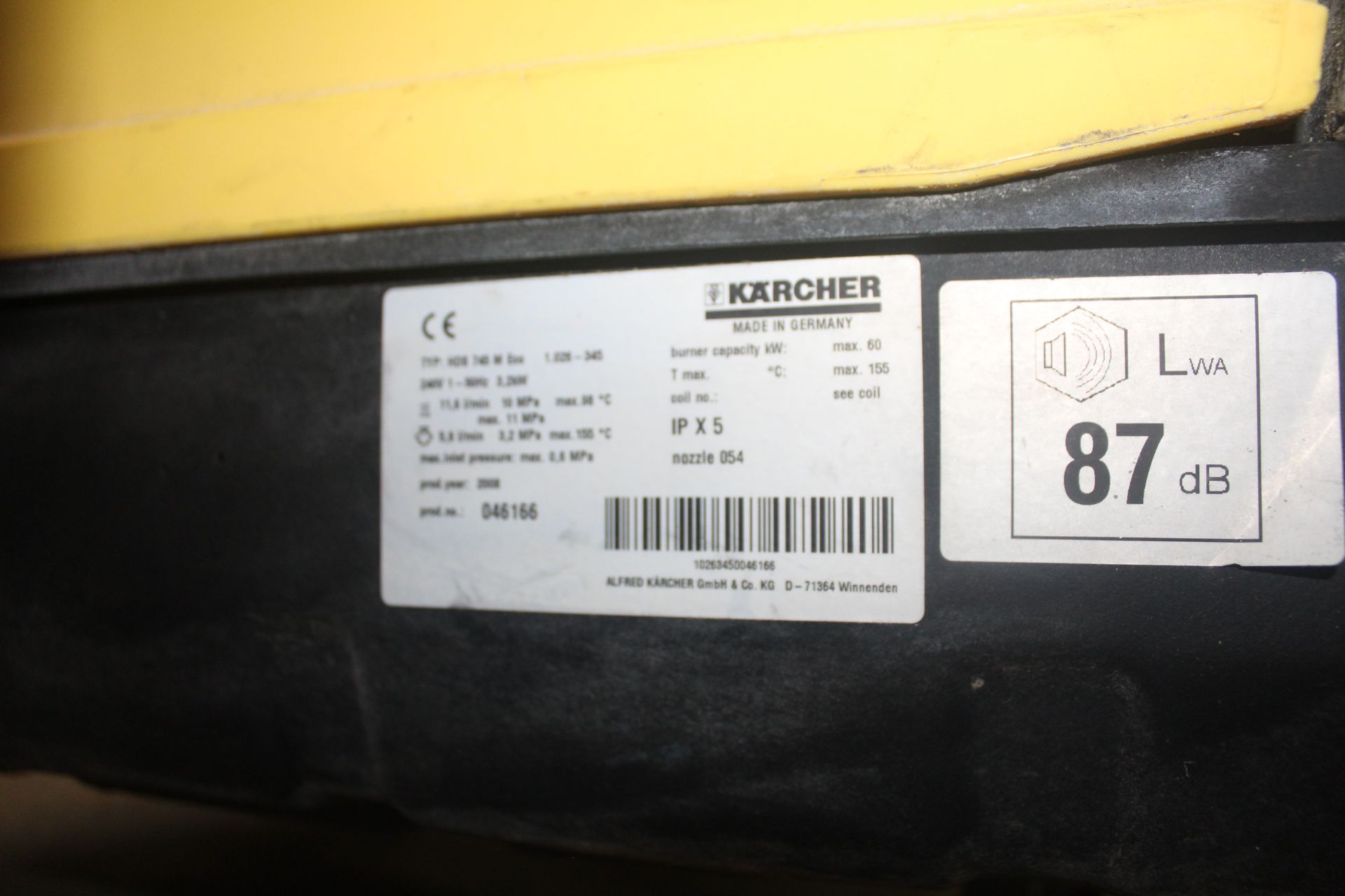 Karcher steam cleaner. With long hose. Recently serviced. Manual held. - Image 16 of 17