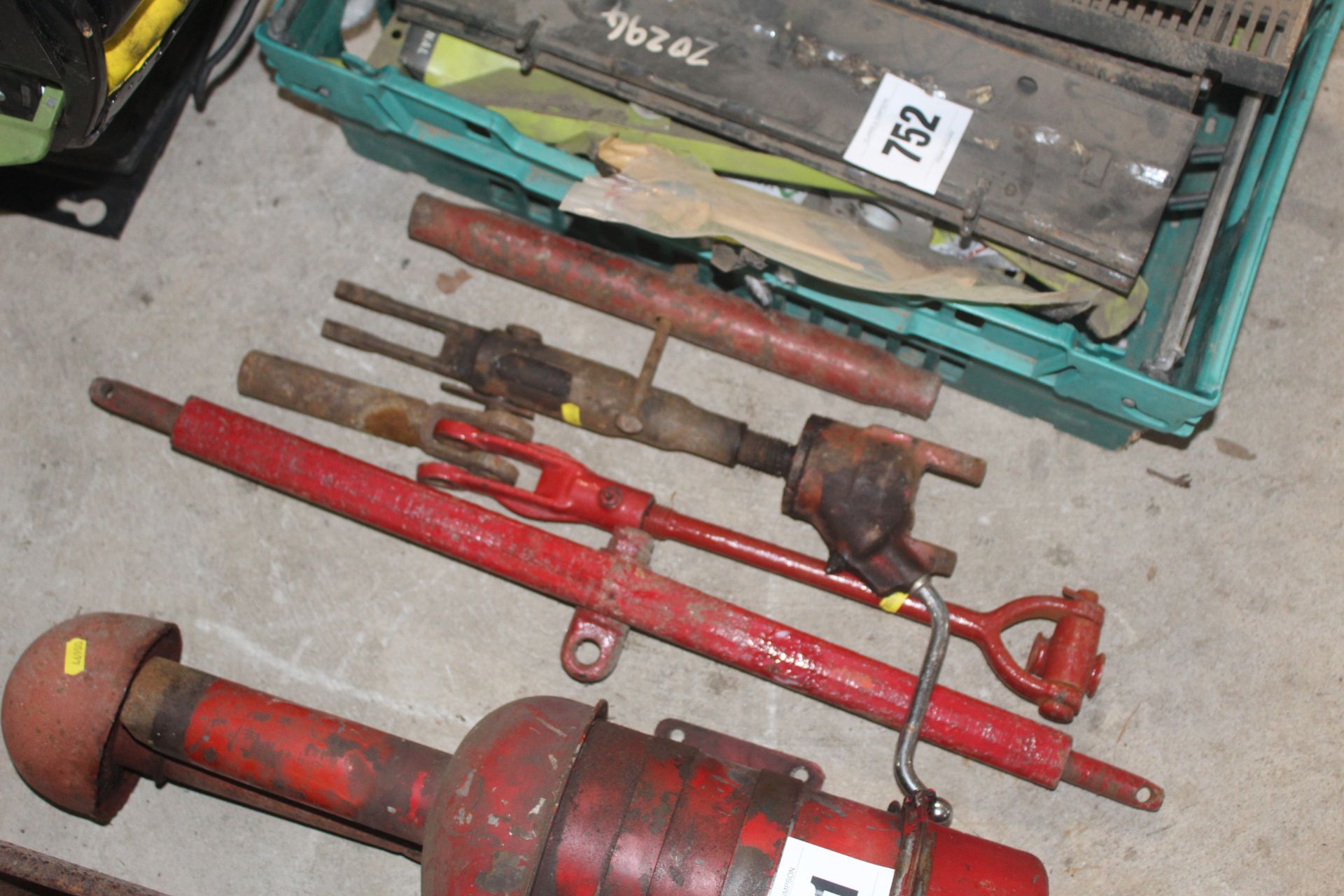 International Harvester B275 linkage parts.