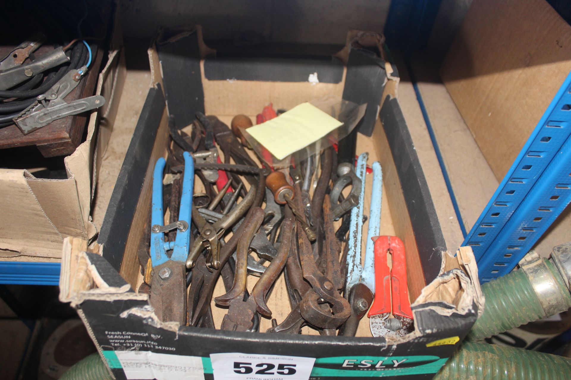 Various pliers, punches etc.