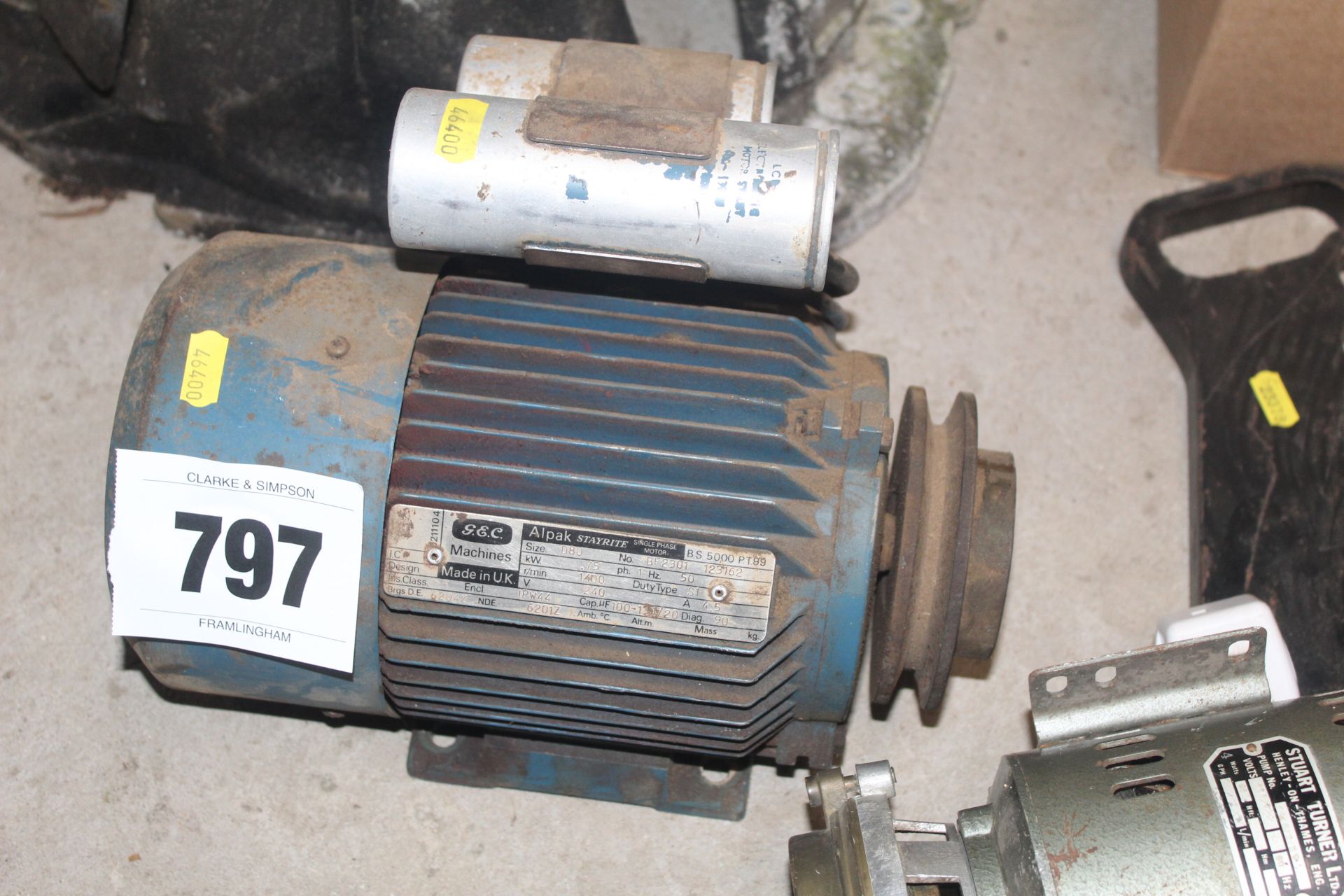 0.75kw electric motor.
