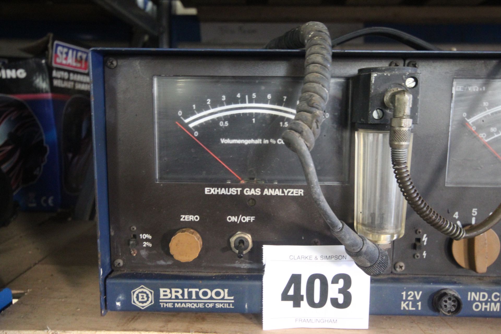 Britool Exhaust gas analyser. - Image 2 of 3